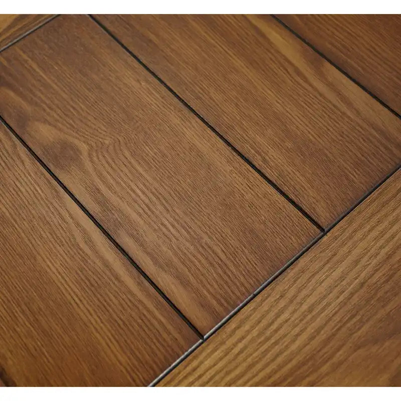 Table d'appoint industrielle avec étagère inférieure