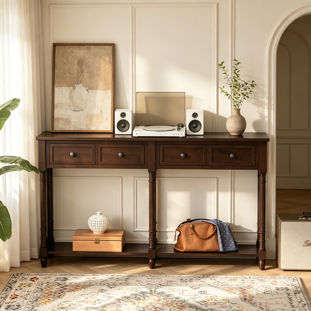 Console Table Table d'appoint facile à assembler