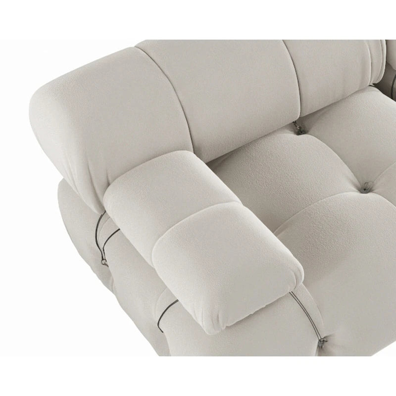 Canapé modulable réversible en velours