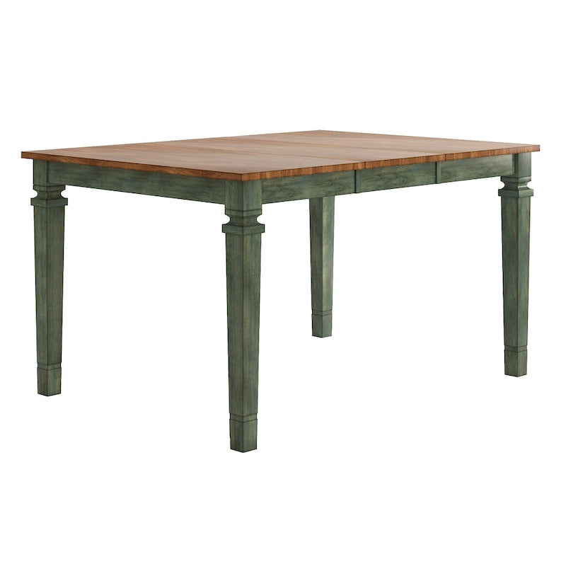 Table de salle à manger en bois hauteur comptoir