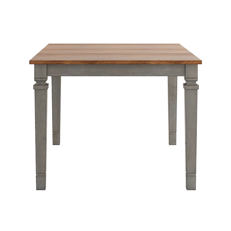 Table de salle à manger en bois hauteur comptoir