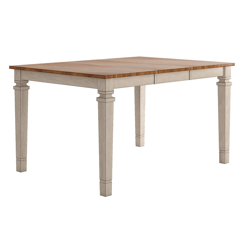 Table de salle à manger en bois hauteur comptoir