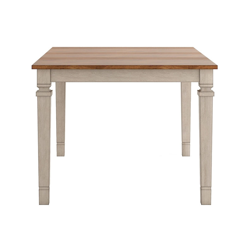 Table de salle à manger en bois hauteur comptoir