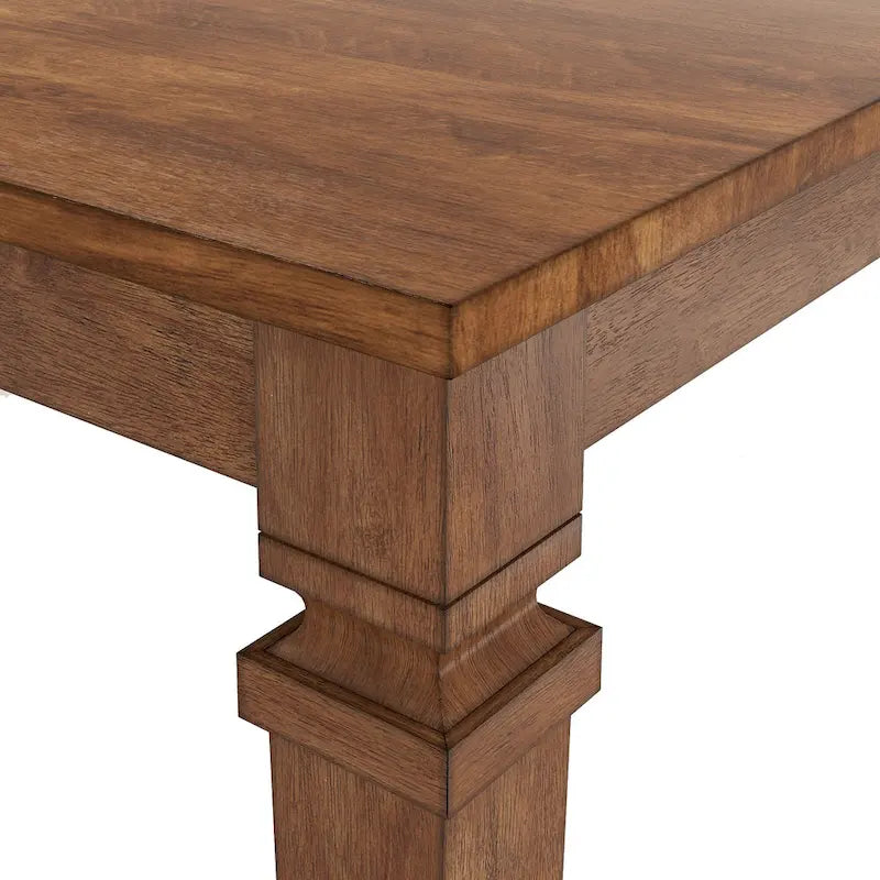 Table de salle à manger en bois hauteur comptoir