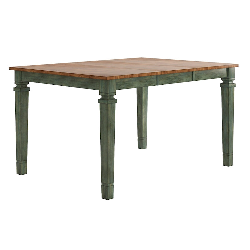 Table de salle à manger en bois hauteur comptoir