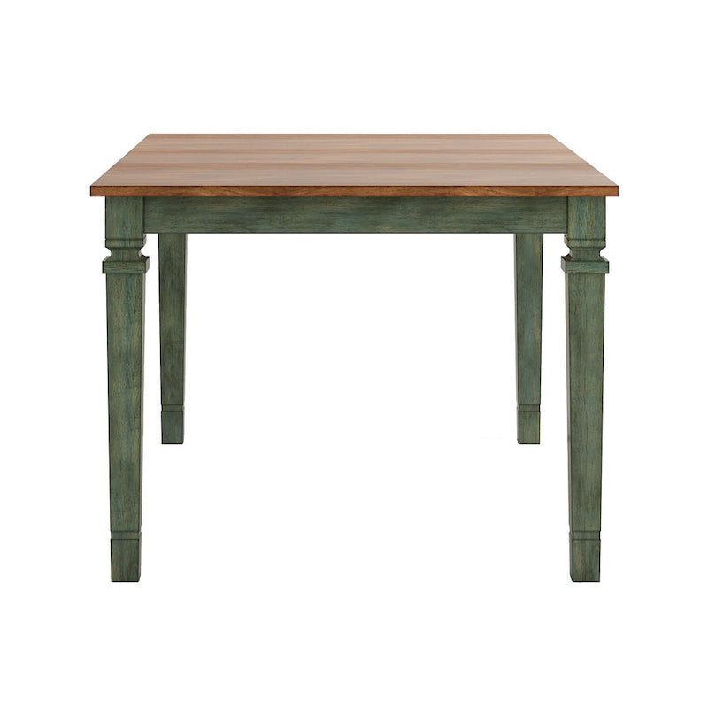 Table de salle à manger en bois hauteur comptoir