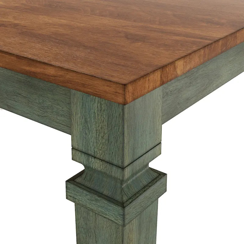 Table de salle à manger en bois hauteur comptoir