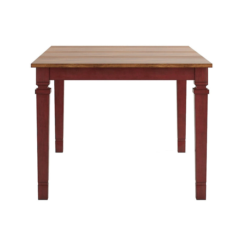 Table de salle à manger en bois hauteur comptoir