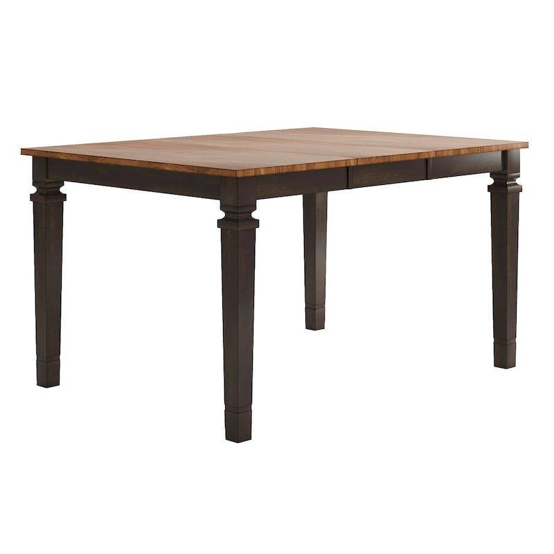 Table de salle à manger en bois hauteur comptoir