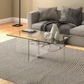 Table basse en verre
