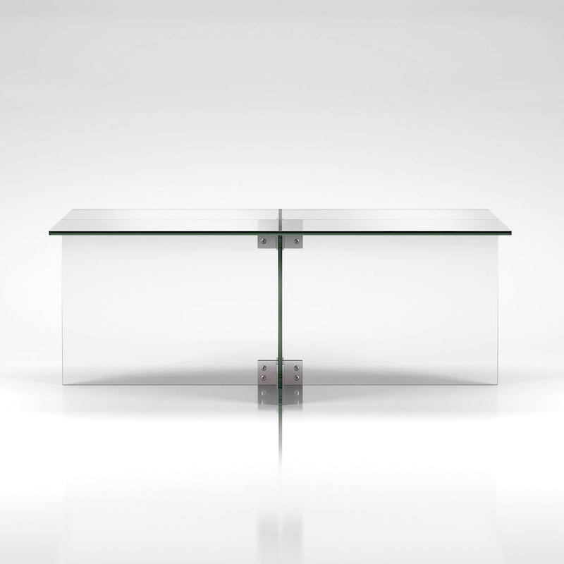 Table basse en verre