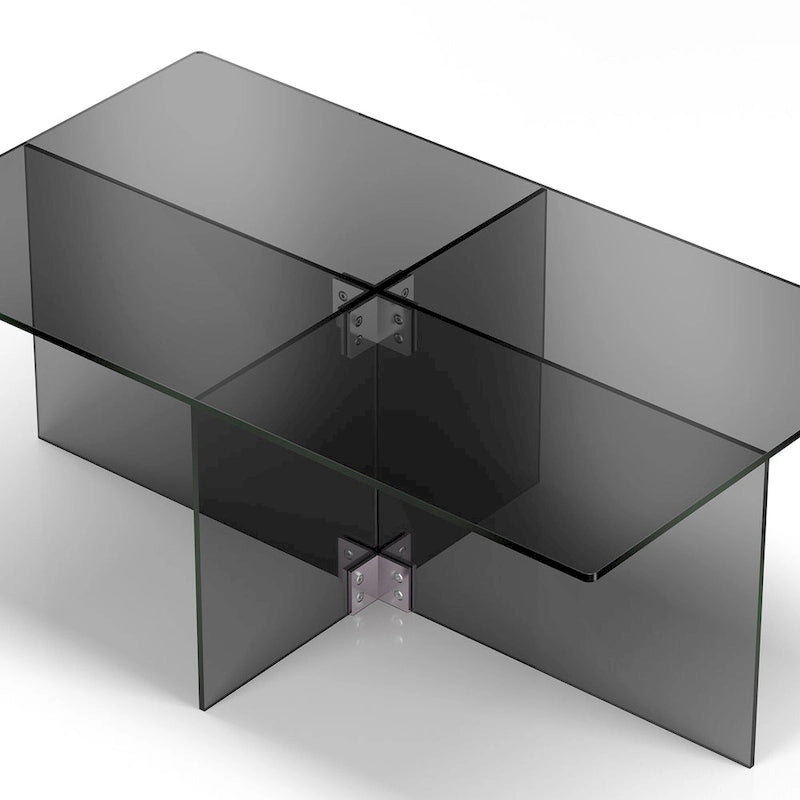 Table basse en verre