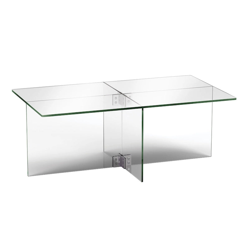 Table basse en verre